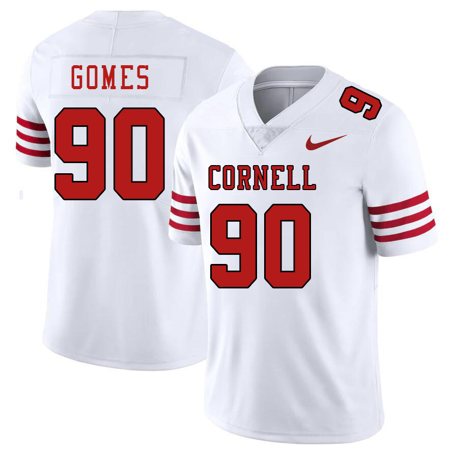 Men-Youth #90 Isaiah Gomes Cornell Big Red 2023 College Football Jerseys Stitched-White